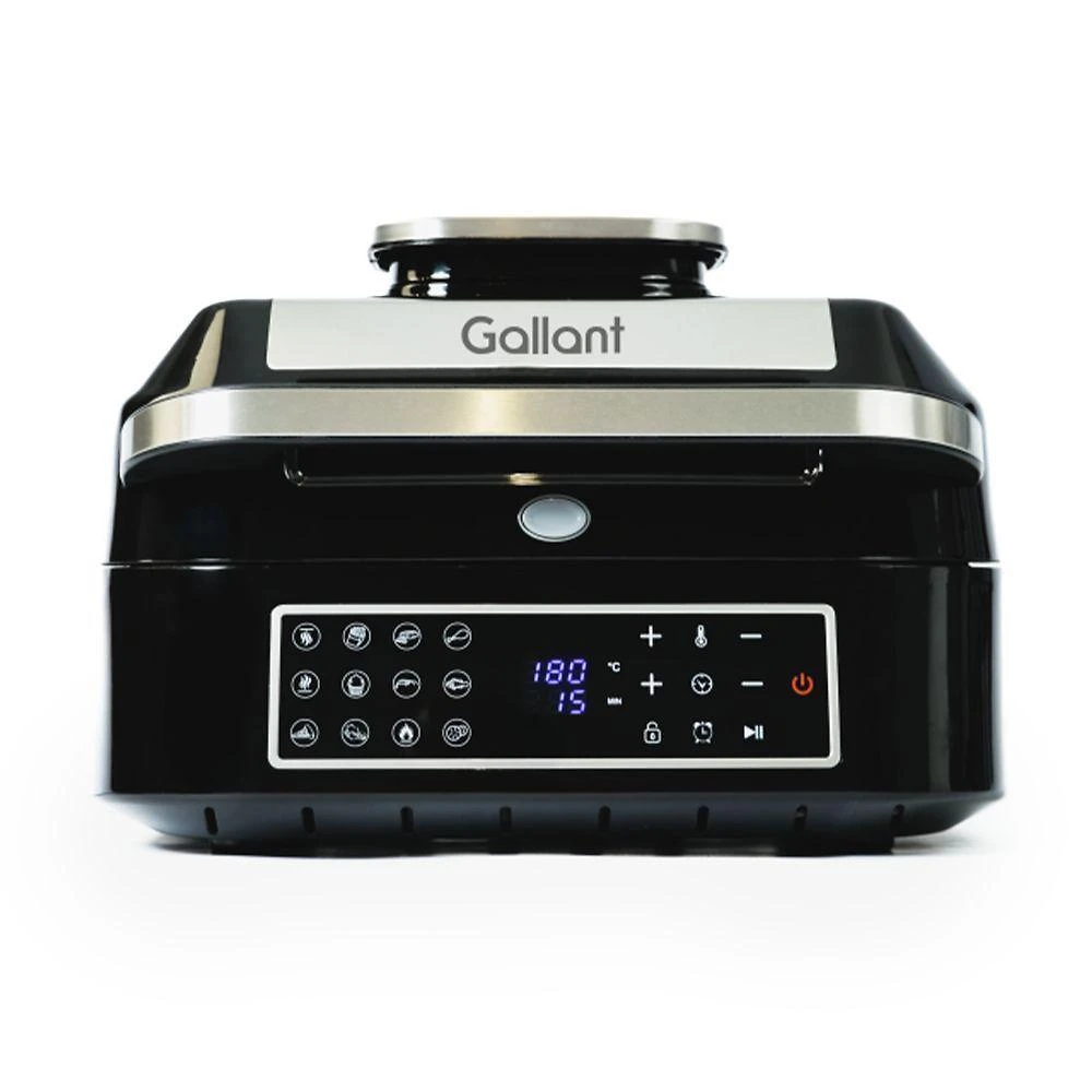 Fritadeira elétrica air fryer 12 em 1 barbecue gallant 6,5l one-touch gfe06 220v (gfe06bta-pt220)