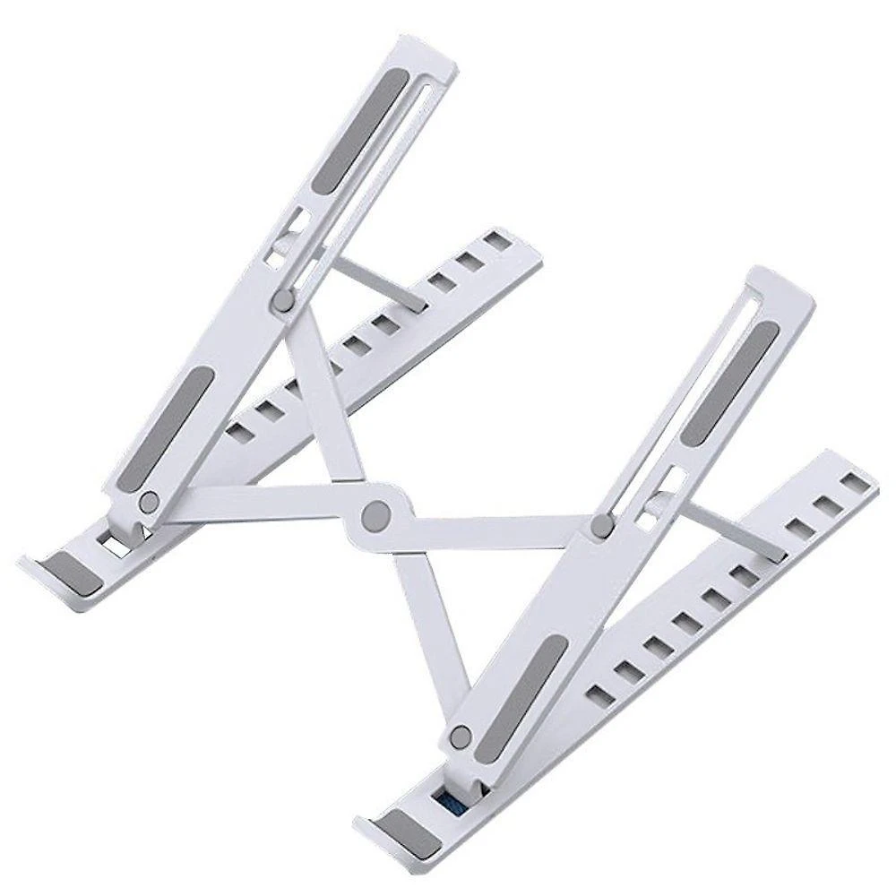 Suporte para Notebook Compacto Articulado com Altura Regulável Dobrável Portátil Preto OEM