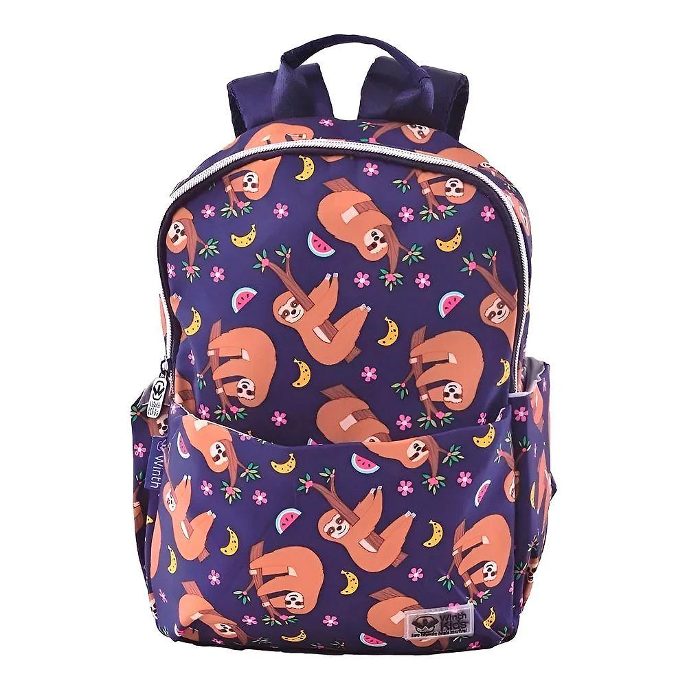 Mochila de Costas Infantil GXM Bichinhos Escola Bicho Preguiça com Zíper Reforçado 32cm X 25cm