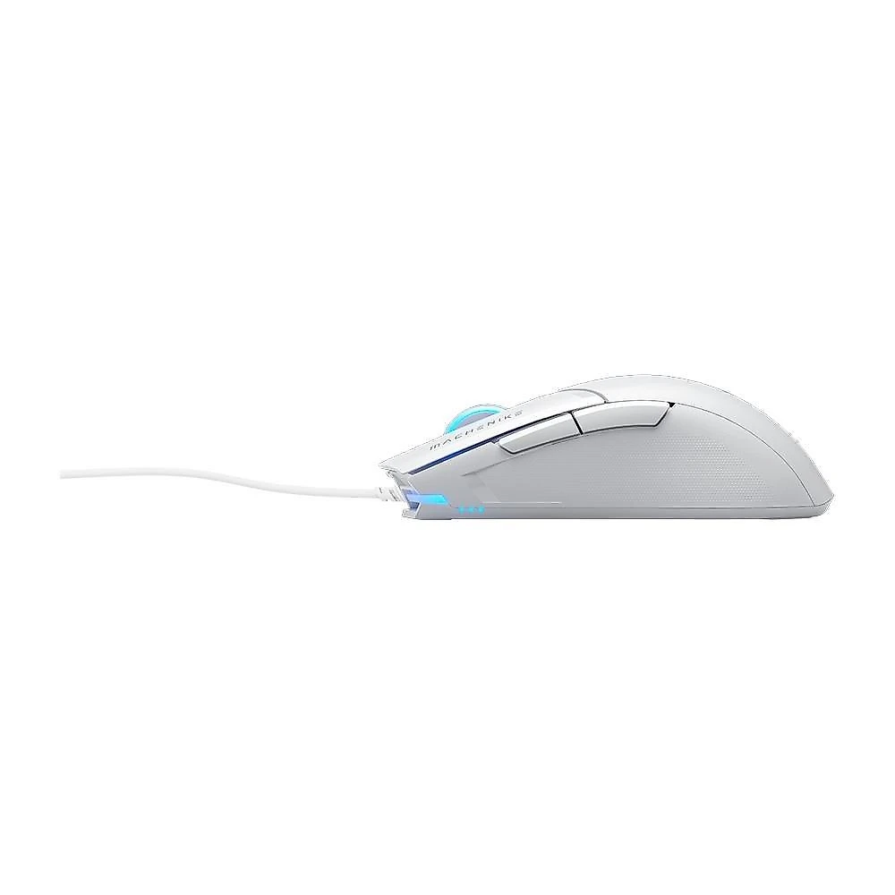 Mouse Gamer Machenike M7 Pro, Com fio, 12800 DPI, 6 botões, Branco - JJ02GL006