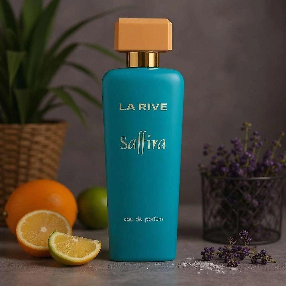 Perfume Saffira Feminino Eau de Parfum Floral Âmbar 90ML