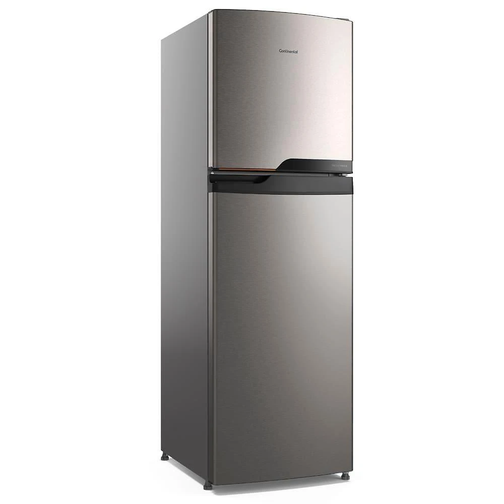 Geladeira continental tc45s frost free duplex 400l inox look econômica espaçosa controle eletrônico