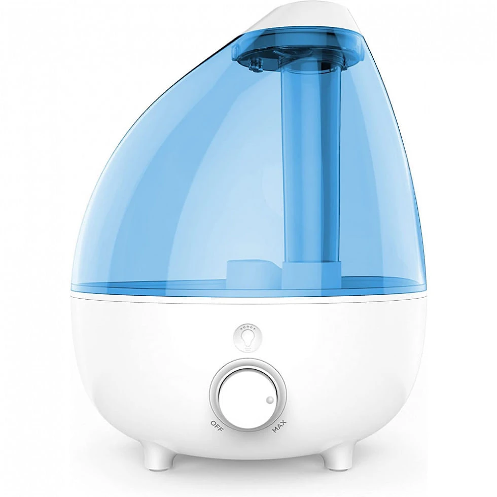Umidificador Ultrassônico de Névoa Fria 24H de Ação, 3,7 Litros, Cobertura 46m2, 110V, Pure Enrichment, Azul