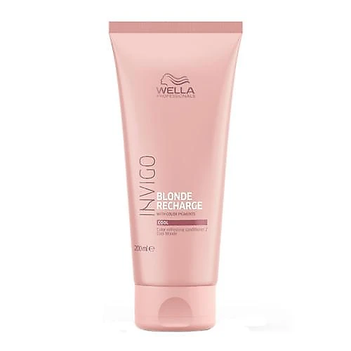 Wella professionals cool blond recharge invigo - condicionador 200ml