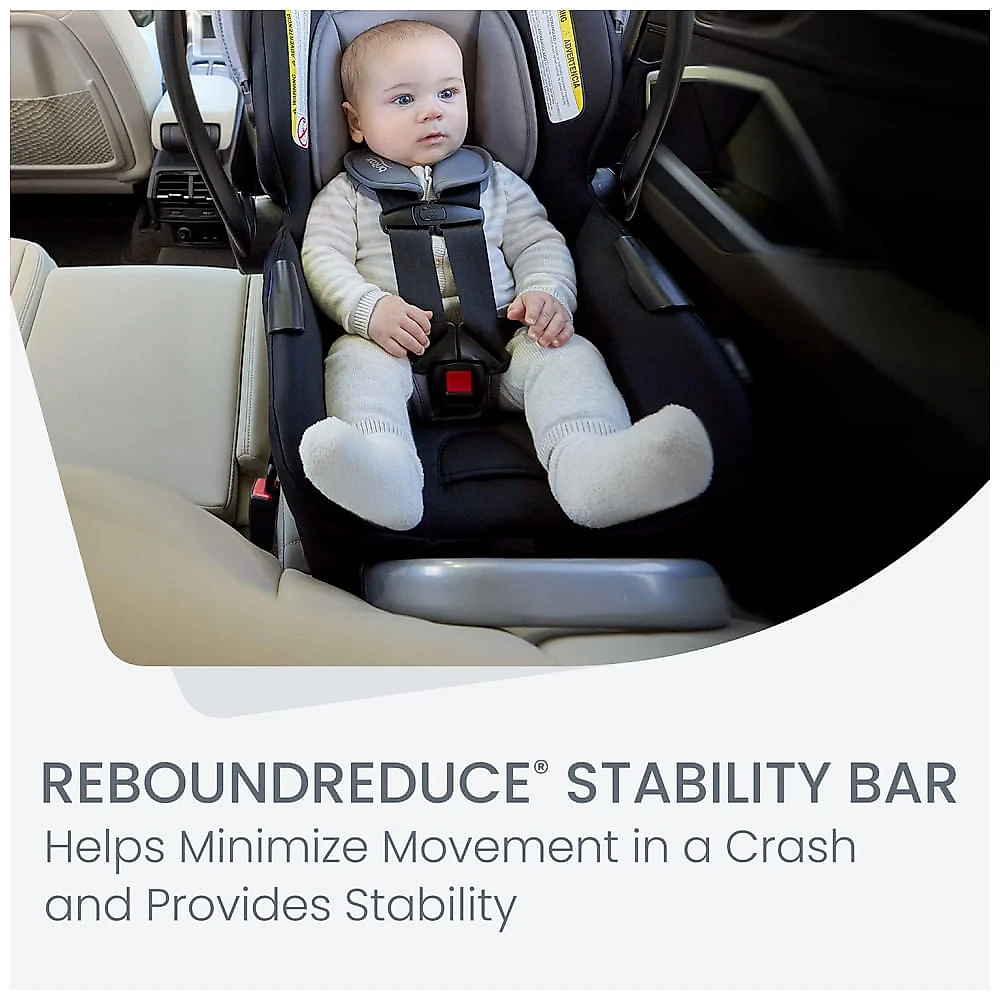 Kit de Viagem para Bebê Britax Willow Brook S, Assento de Carro Infantil e Carrinho com Base Alpine, Tecnologia ClickTight - Completo e Prático