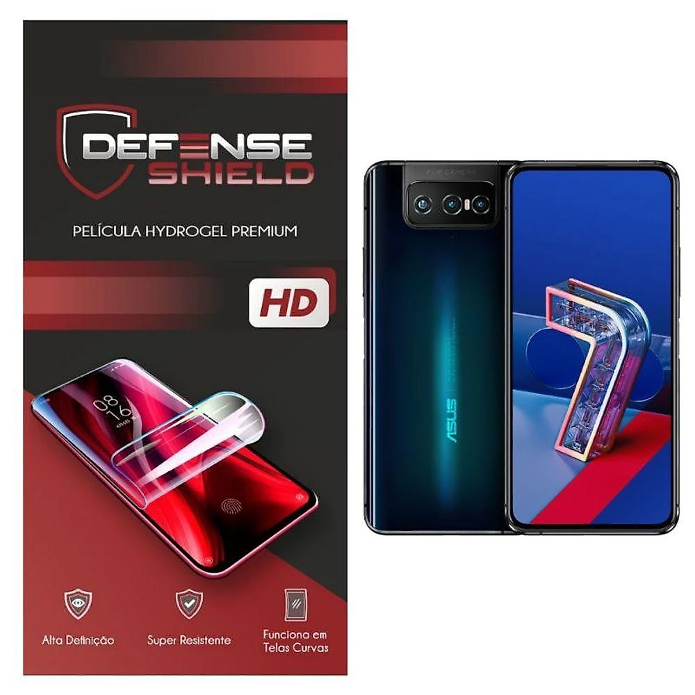Pelicula Hydrogel Premium Proteção Frente + Verso Para Zenfone 7/7 Pro Defense Shield