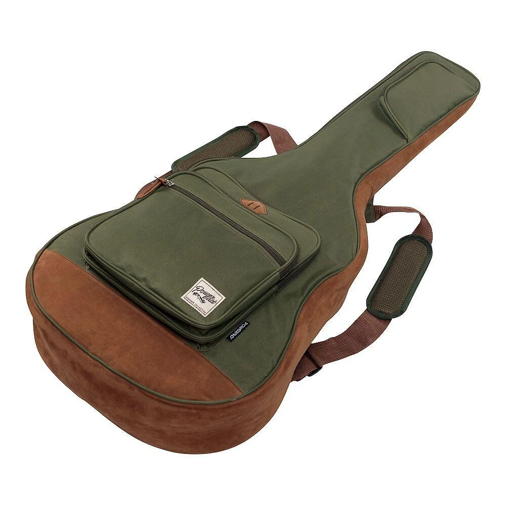 Bag para Violão IAB541-MGN Powerpad Acolchoado Verde Musgo Ibanez