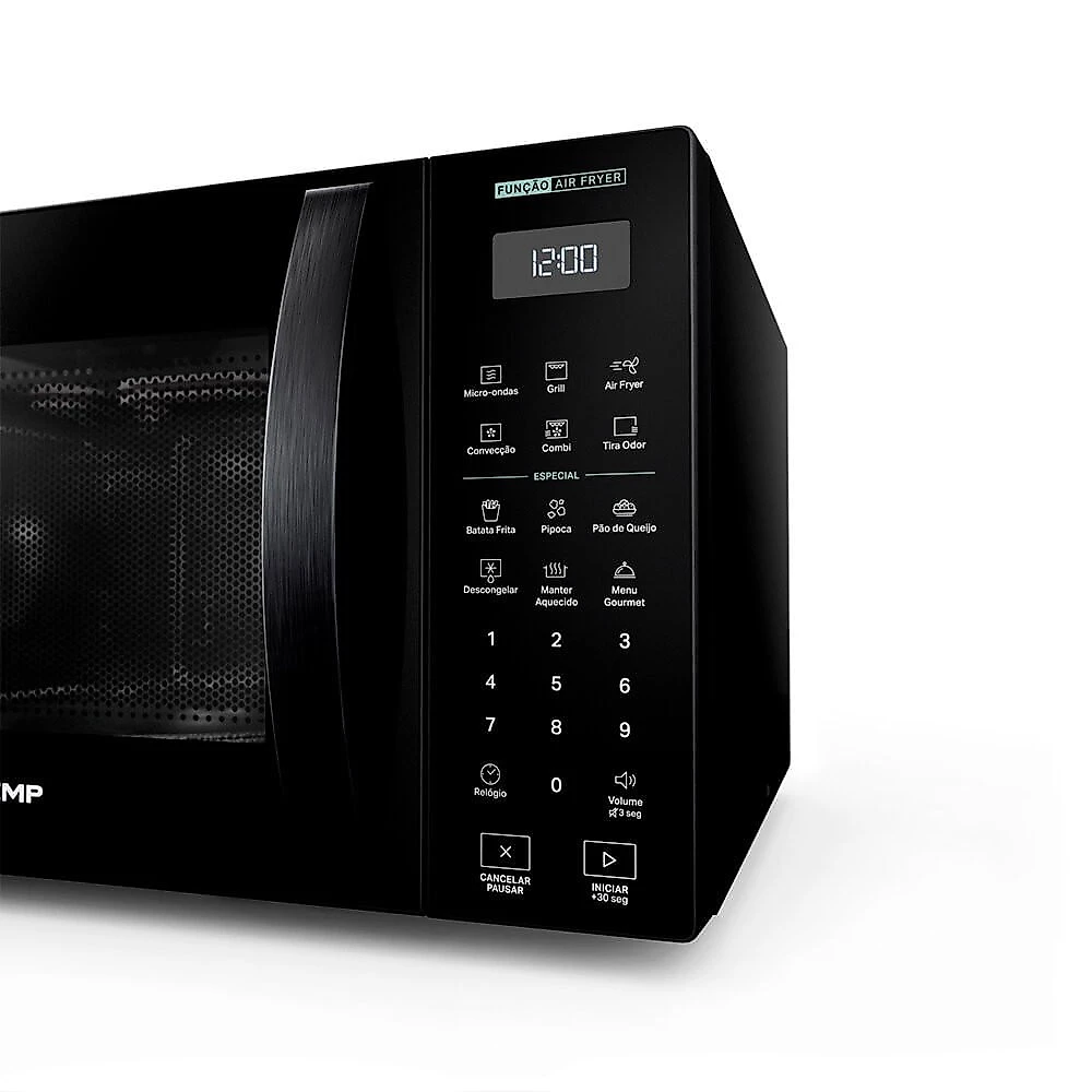 Micro-Ondas Brastemp com Tecnologia Air Fryer Preto 29 Litros - BMC29AE Preto - 110V