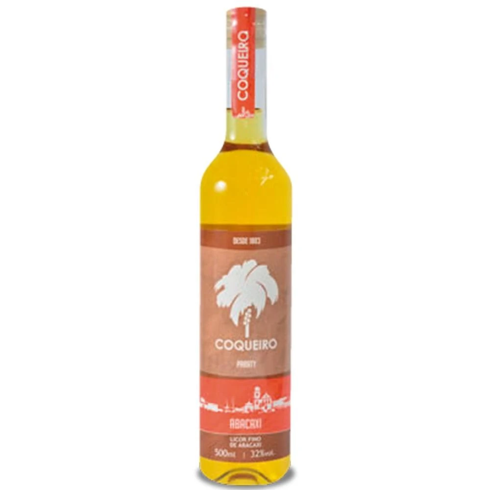 Licor fino coqueiro de abacaxi 500ml
