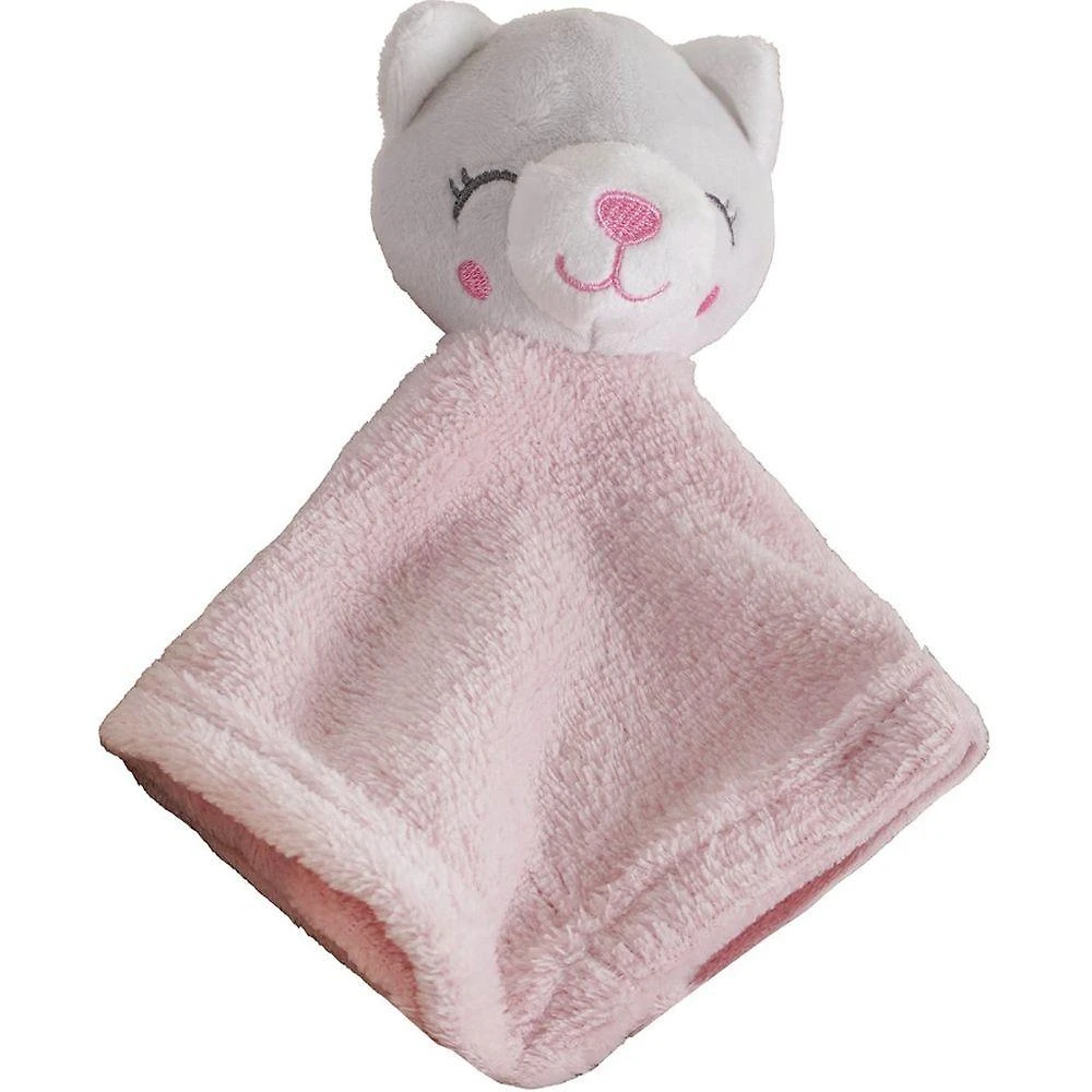 Naninha Infantil para Meninas Coral Fleece 100% Poliéster 27x27cm Gatinho Coral Bene Casa