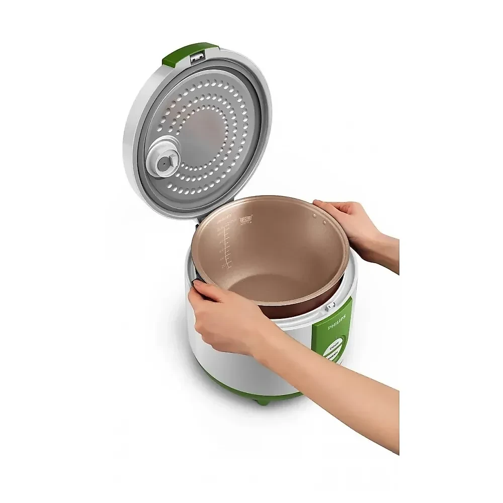 Panela de Arroz Elétrica Philips HD3119 2 Litros Aquecimento 3D Inteligente 220V