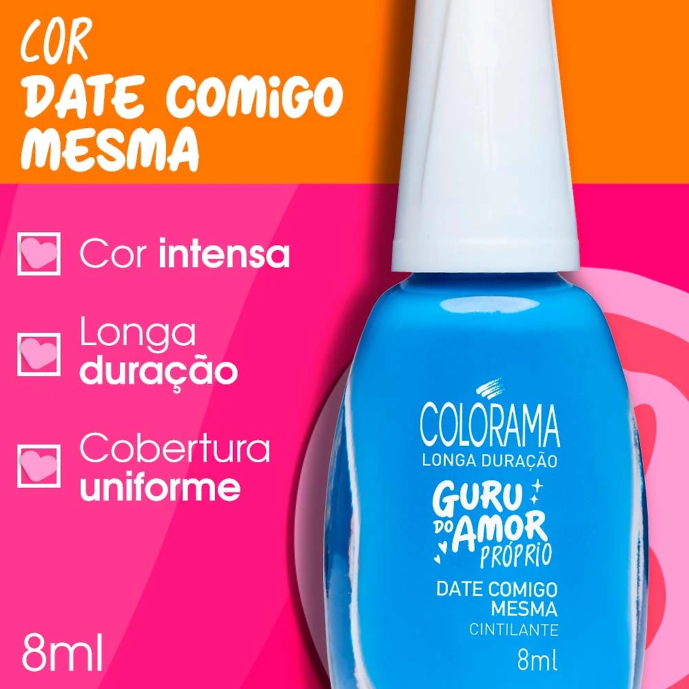 Miniatura Esmalte Colorama Guru do Amor Próprio Date Comigo Mesma