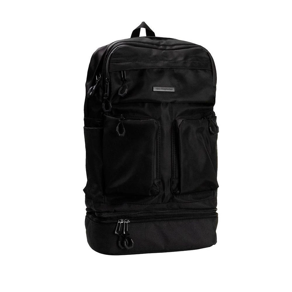 Mochila Imaginarium Mochila e Bolso Térmico Removível Preta em Poliéster 54x32x17CM Preto