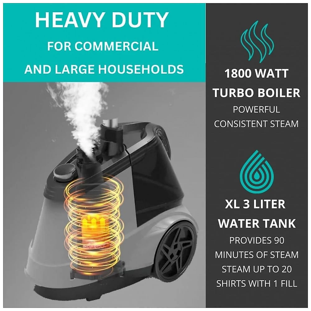 True Tidy Passadeira,Steamer e Vaporizador de Roupas Comercial de Pé de Tamanho Completo para Uso Pesado