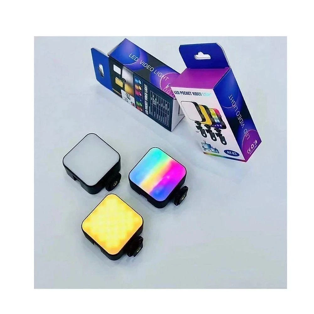 Luz de Vídeo LED OEM LED36 com 36 Lâmpadas Ajustáveis e Dimmer para Fotografia e Gravação em Baixa
