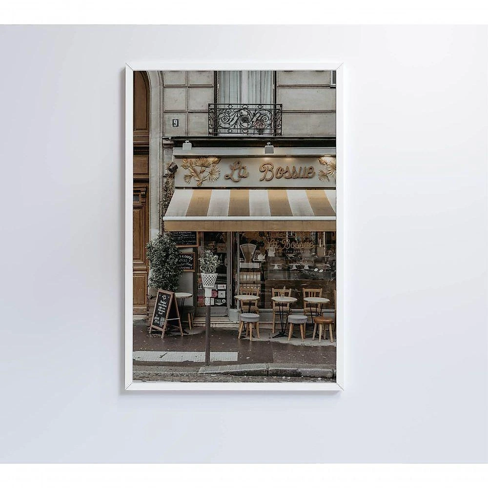 Quadro Bistrô Paris 80x120 Cm Adesivo Fotográfico