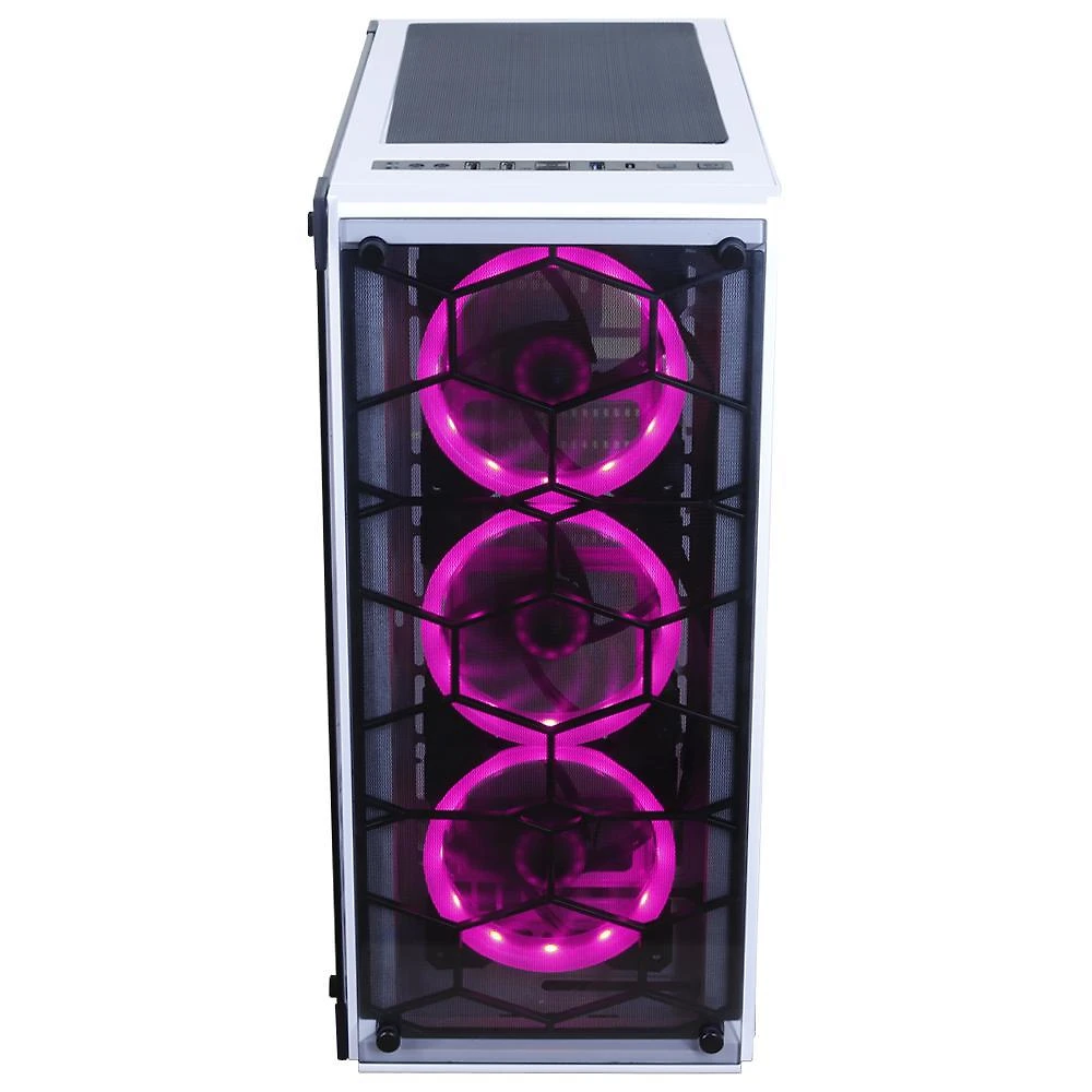 Miniatura Gabinete Gamer Redragon Wheeljack Branco Vidro S/Fan Gc-606W