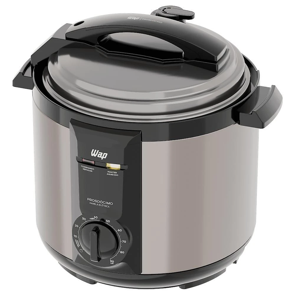 Panela de Pressão Elétrica de Pressão WAP WPPE2 5L 900W Inox 220V