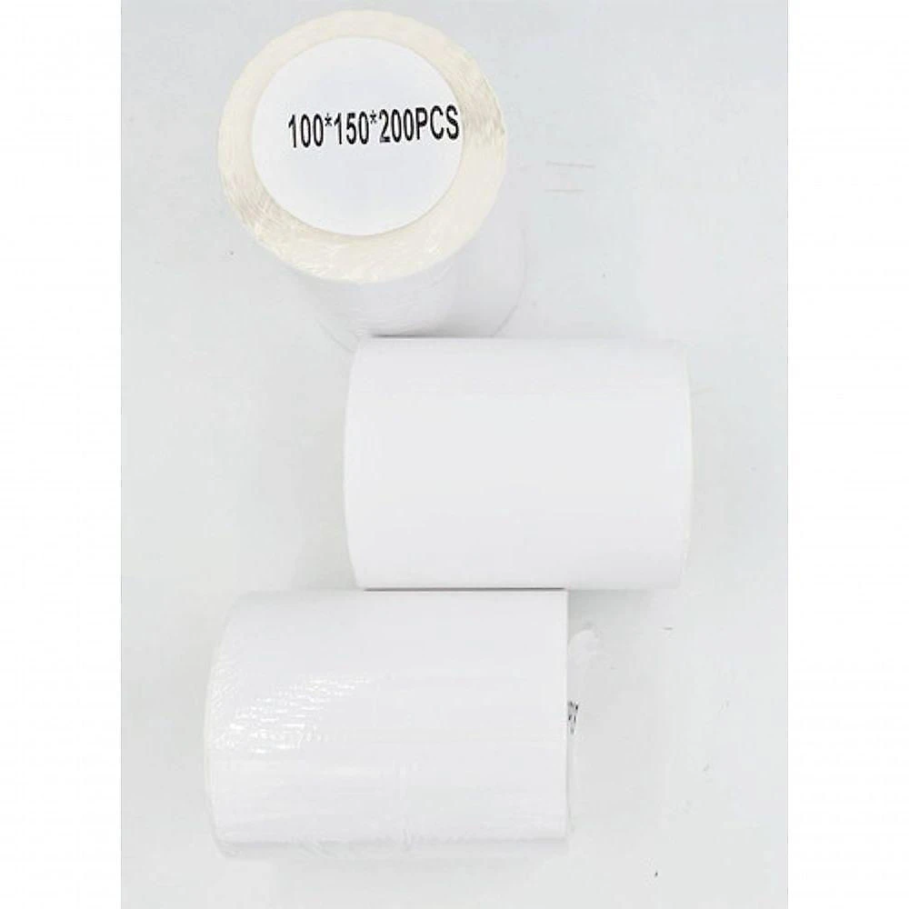 Etiqueta Térmica 100x150MM para Identificação de Produtos com Microserrilha Higipack