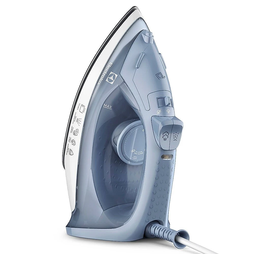 Ferro a Vapor Electrolux Efficient Base Antiaderente ESI10 Azul - 110V