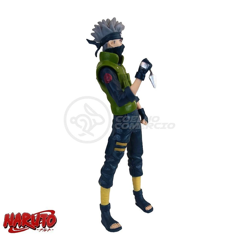 Brinquedo Boneco Kakashi Hatake Sharingan 18Cm Naruto