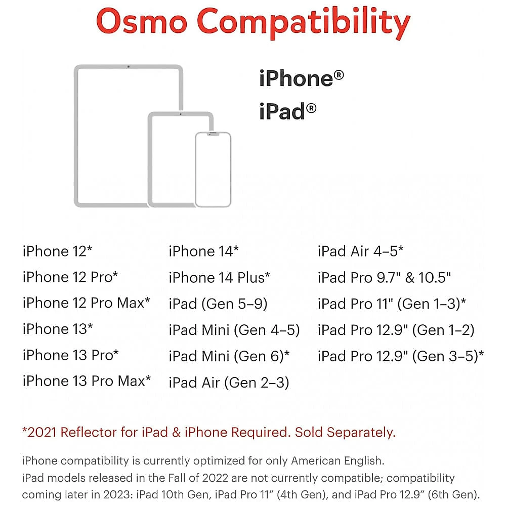 Kit Inicial de Codificação Osmo para iPhone iPad 3 Jogos Educacionais de Aprendizagem de 5 a 10 Anos