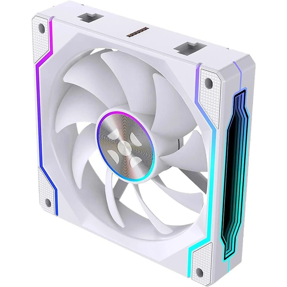 Kit Cooler Fan Twister Unifan Wireless ARGB Branco Fortrek para Setup Gamer