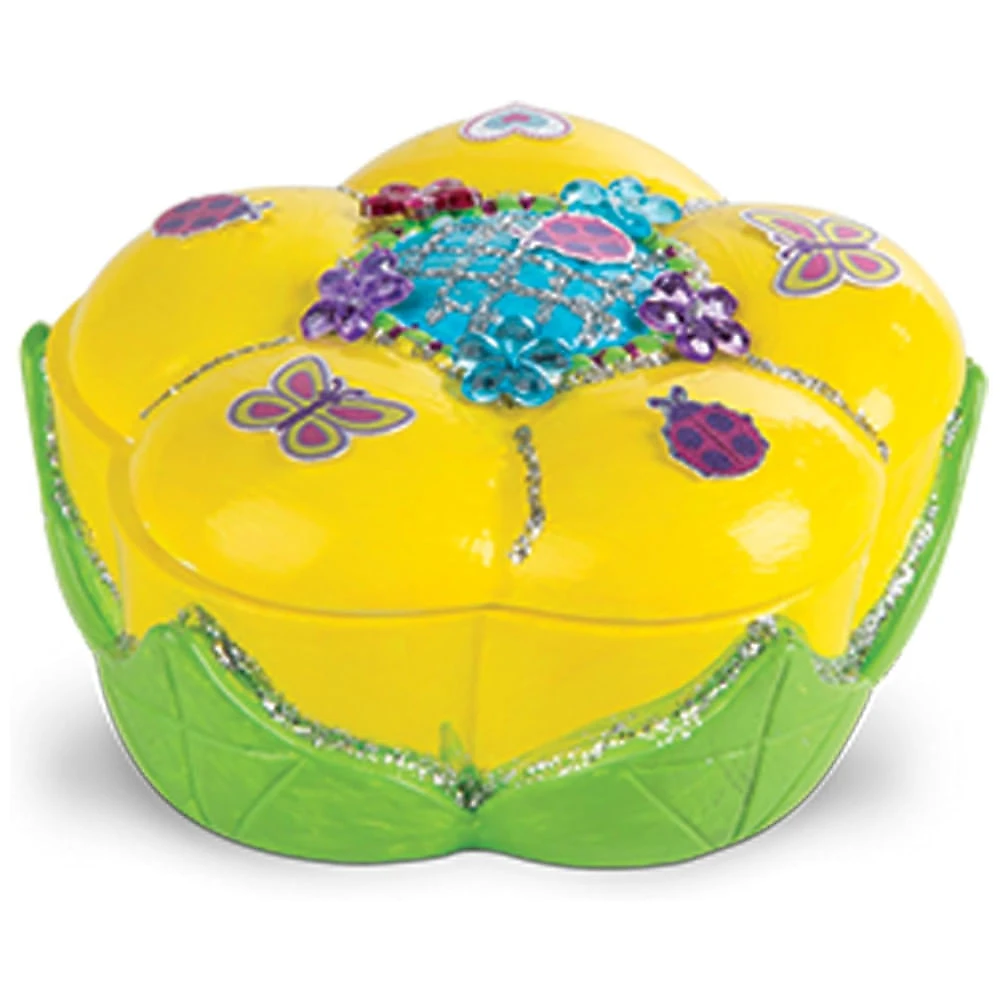 Kits de Artesanato Infantil, Decore Suas Próprias Caixas de Joias para Crianças, Melissa & Doug