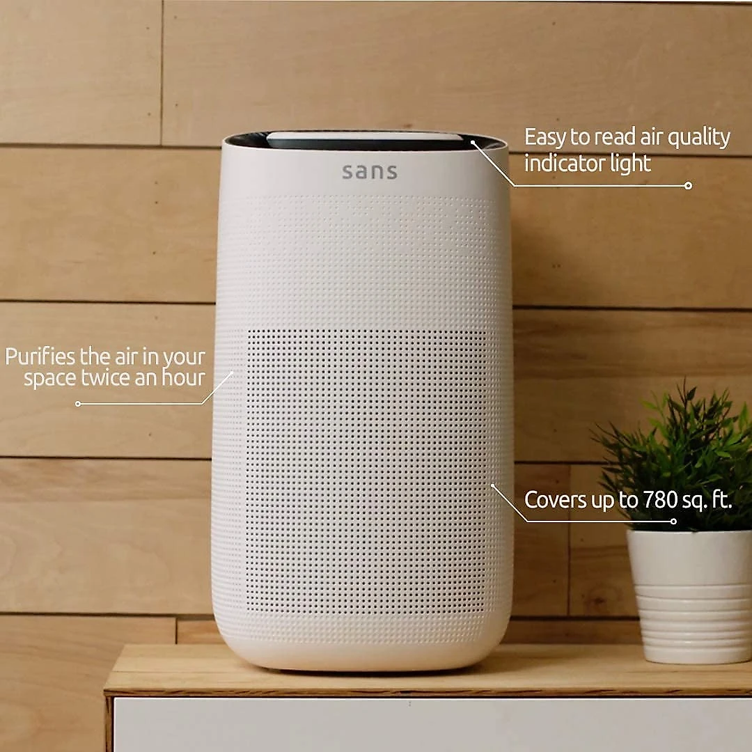 Purificador de Ar Automático com Filtro HEPA H13 Área de 72 m 2 110V Branco