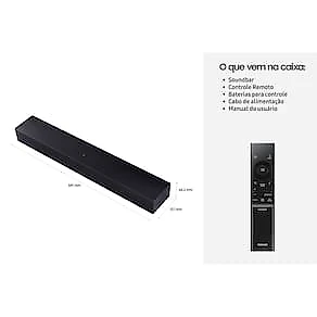 Combo Smart TV 55" Samsung 4K 55U8600F + Soundbar Samsung HW-B400F