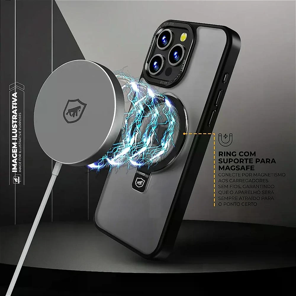 Capa para iPhone 16 Pro Max - Dual Ring Pro - Gshield