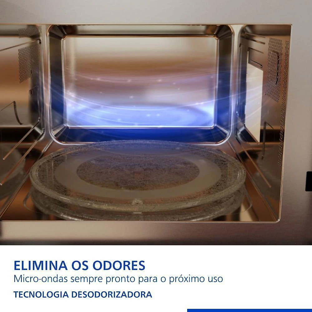 Micro-ondas de Embutir Panasonic NN-GB68QBRUK 30L 1450W Grill Touch 220V