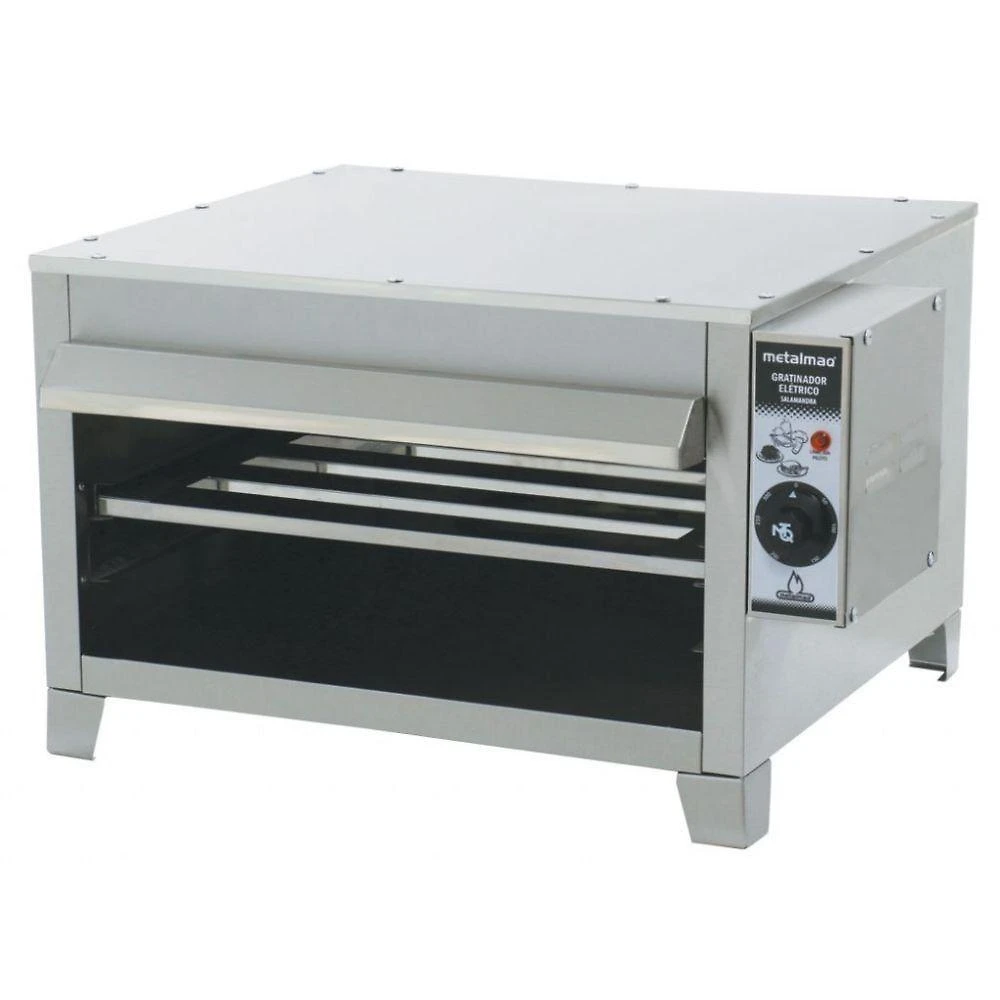 Salamandra Elétrica 50x50 Sl5 Inox Metalmaq 220V