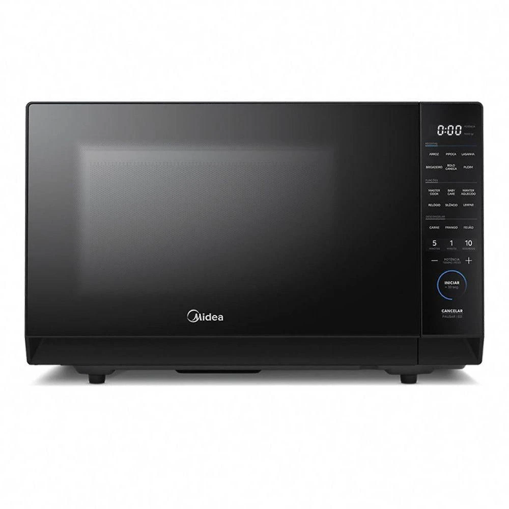 Microondas 35 Litros Mastercook Com Display Digital Midea Preto 110V