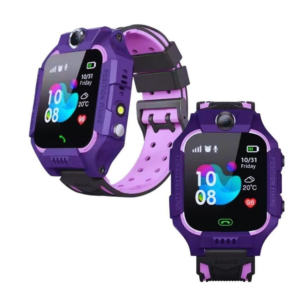 Relógio Inteligente Infantil Howear HW C5 com Chip GPS SOS Resistência à Água Rosa