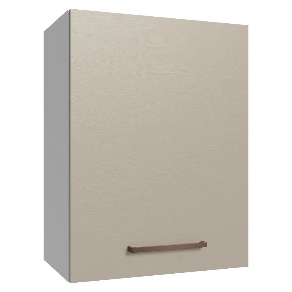 Armário Aéreo 50cm 1 Porta Branco/crema Agata Madesa Branco/crema