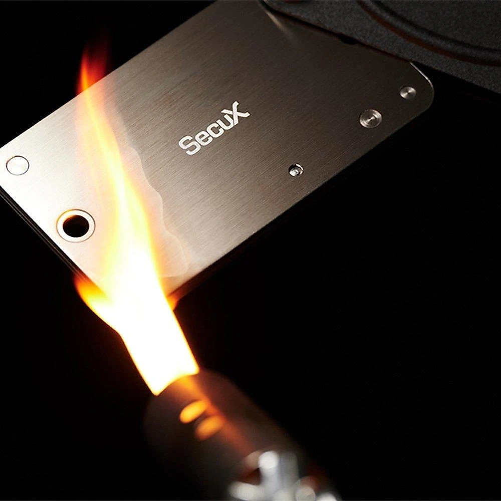 Placa de Recuperação SecuX X-SEED PRO, Alumínio Aeroespacial, Backup de 3x24 Palavras, Resistente a Fogo e Água, Prata - 98-100-000301