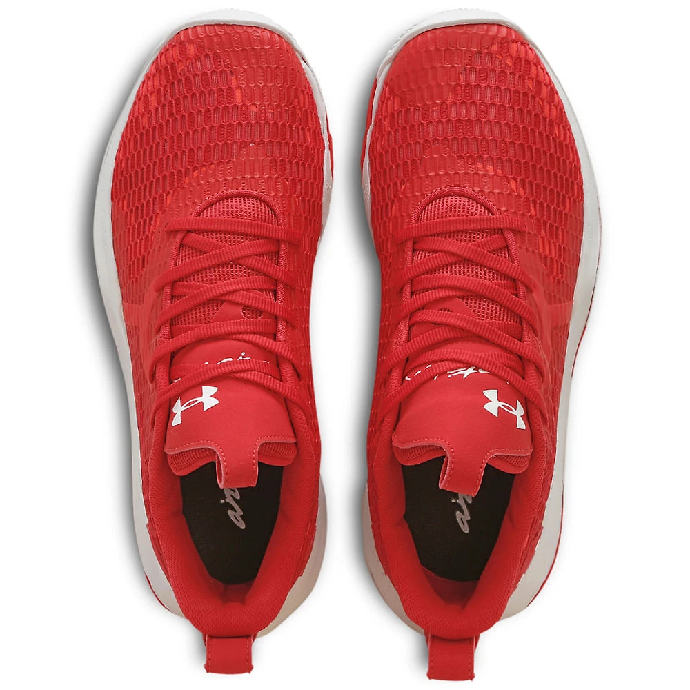 Miniatura Tênis de Basquete Masculino Under Armour Spawn 3 Vermelho - 39
