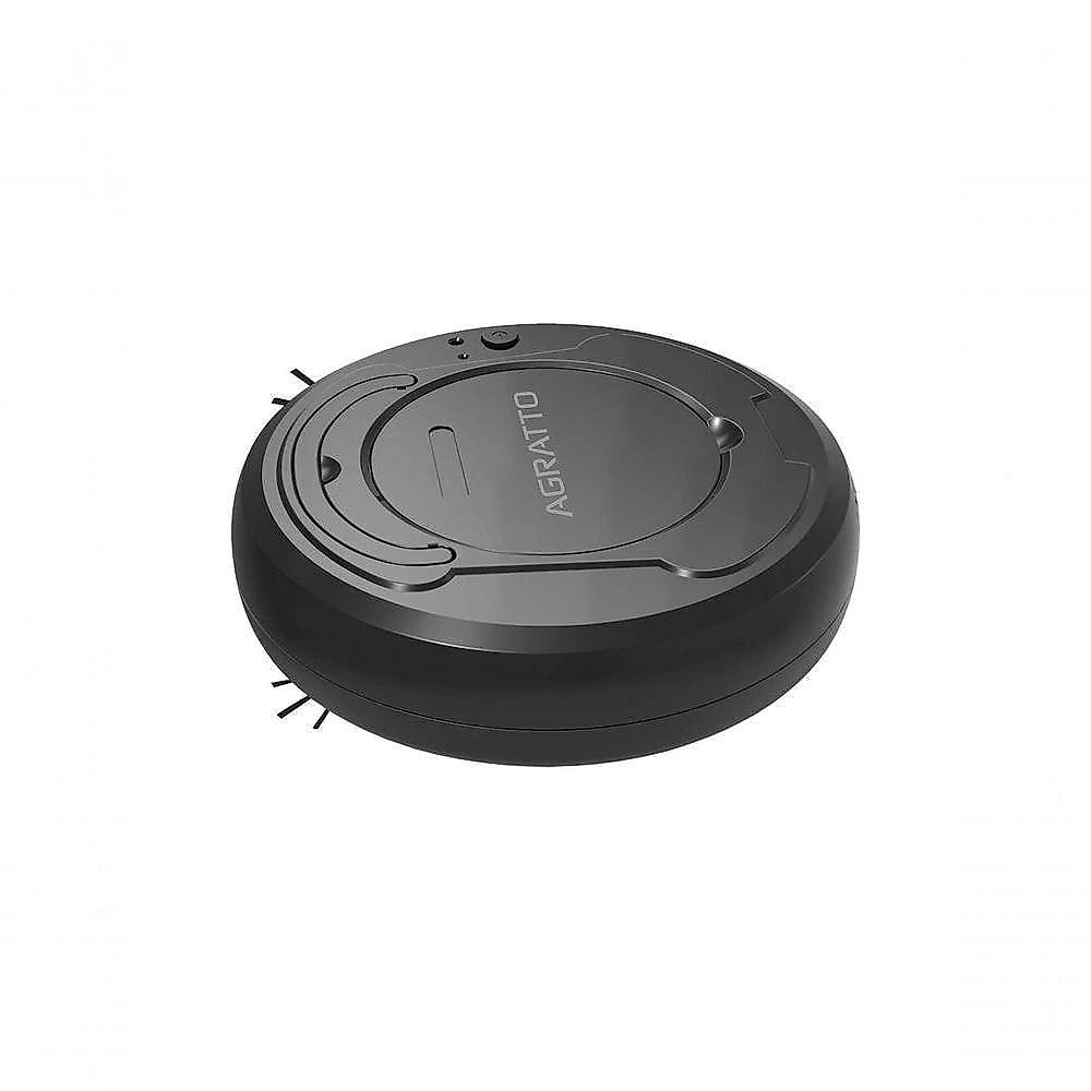 Aspirador de Pó Robô Praticci AAR01I-04 3W 90 Min com MOP e Escovas Giratórias USB Preto 110V