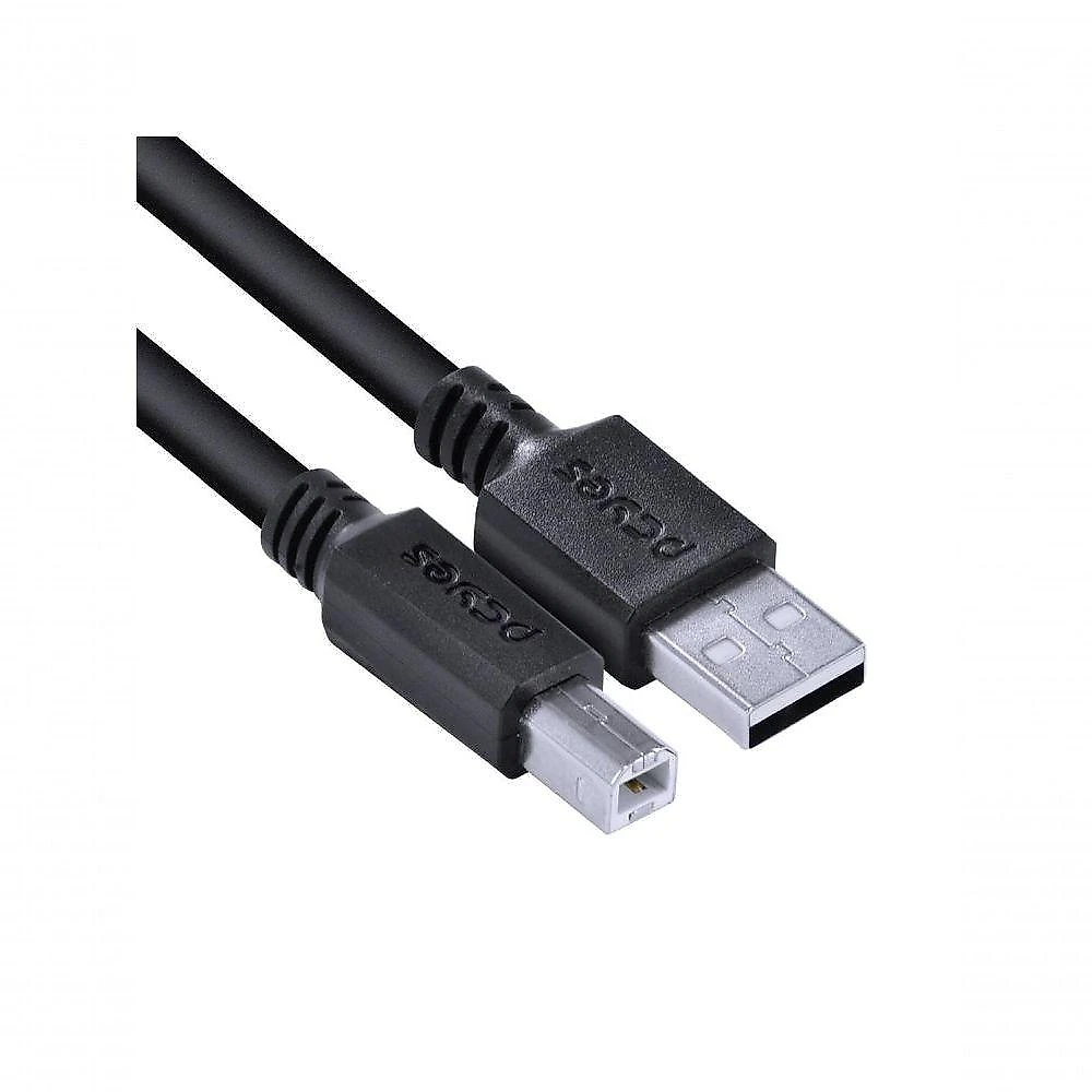 Cabo Usb para Impressora PUABM2-2 Metros Cobre Puro 24 + 28 Awg Alta Transferência Pcyes