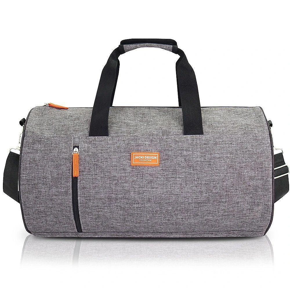 Kit Bolsa De Viagem- Academia, Necessaire C- Alça Vibe - Preto Cinza