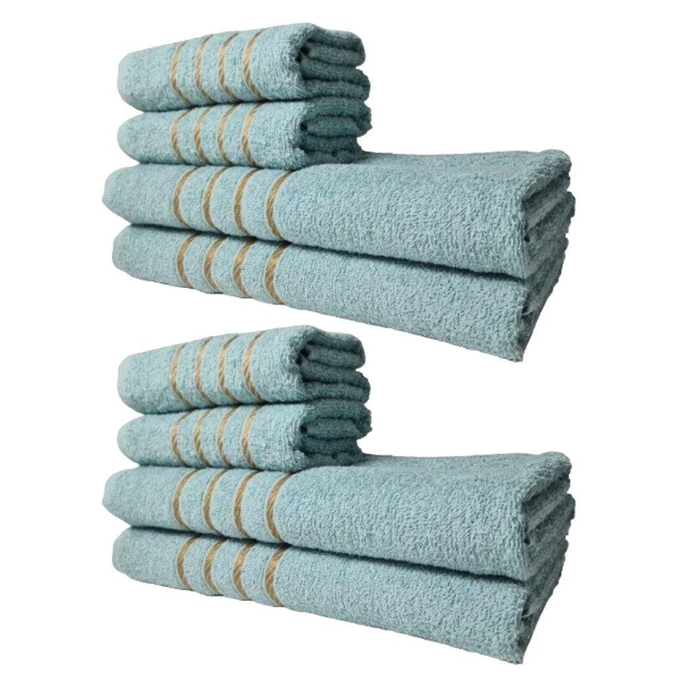 Kit Montreal 100% Algodão 330g-m2 Macio Verde Claro Toalhas Beka