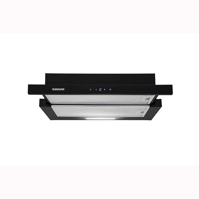 Título: Depurador Slim Touch 60 cm Preto Suggar - 3 Velocidades