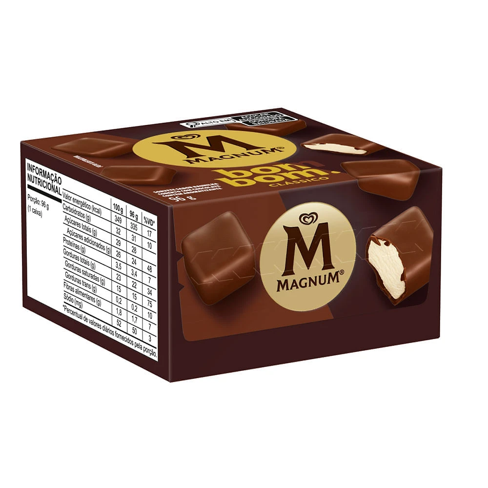 Sorvete Kibon Magnum Bombom Clássico 96g