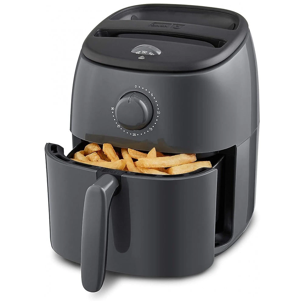 Fritadeira Elétrica AirFryer 2.6L com Temperatura Ajustável e Desligamento Automático, 1000W, 110v, DASH DC...