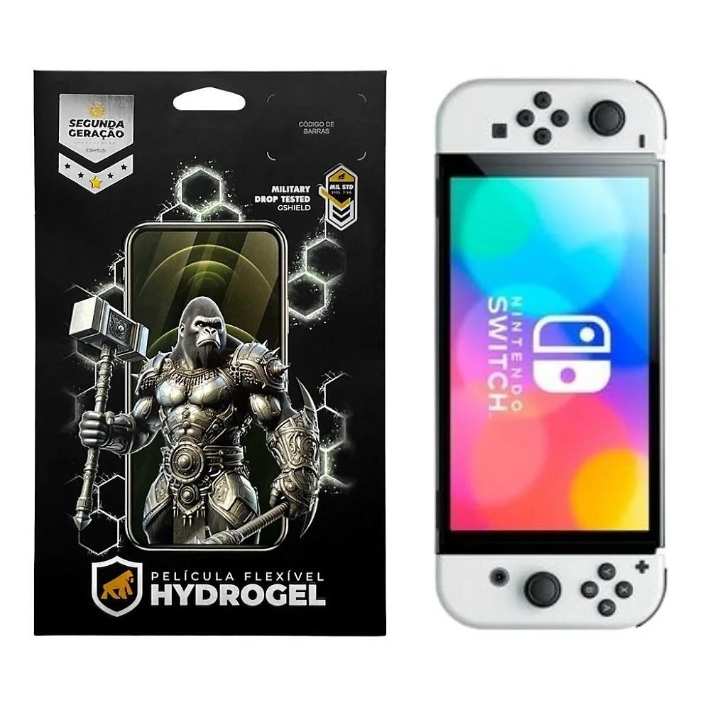 Película Para Nintendo Switch Oled - Hydrogel Fosca -gshield