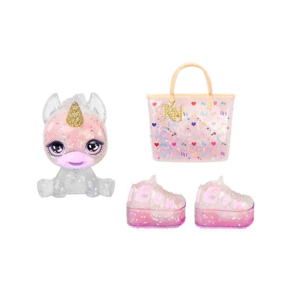 Boneca Amaya 28cm Arco-Íris com Slime Brilhante DIY e Pet Rainbow