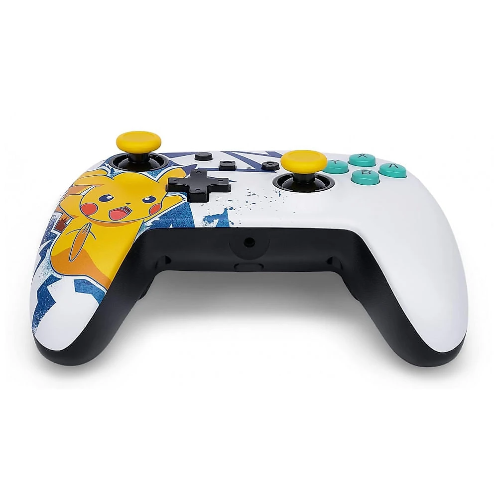 Controle Nintendo Switch PowerA Com Fio Pikachu High Voltage, 16 Botões, Cabo 3m, Modelo NSGP0041-01
