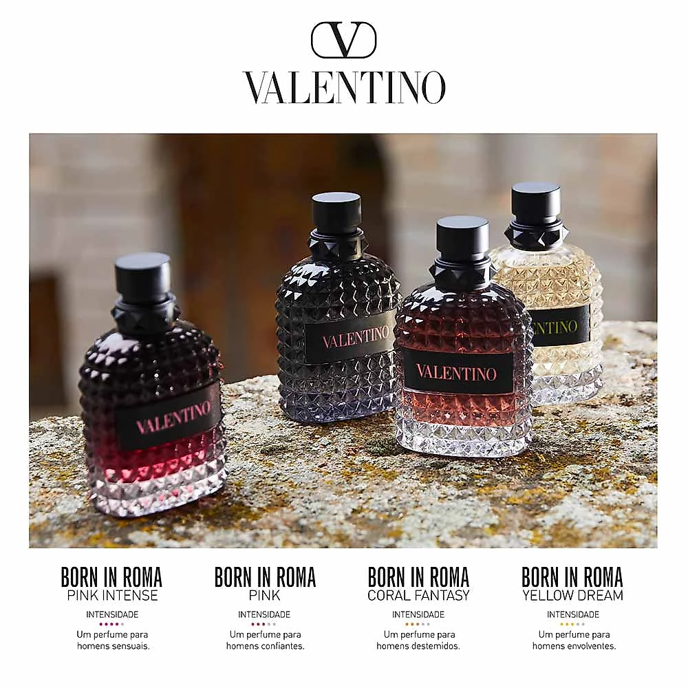 Perfume Valentino Born In Roma Uomo Intense Eau de Parfum Masculino 100ml