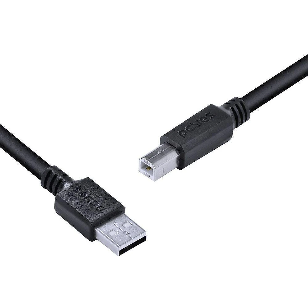Cabo USB 2.0 a para USB B 2M para Conexão Rápida e Estável com Cobre Puro Pcyes